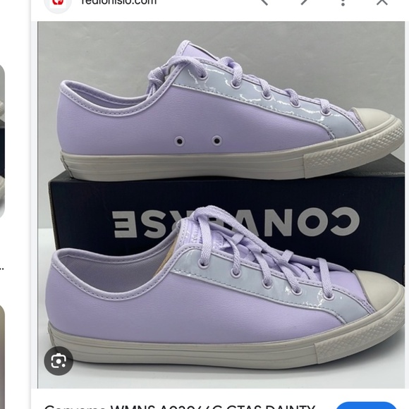 NEW Without Box Converse Chuck Taylor All Star Dainty Ox Vapor Purple Womens Siz - Picture 1 of 7